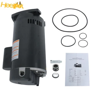 1.5HP Pool Pump Threaded Shaft Square Flange 56Y Frame 60 HZ Pool Pump B2842 - Picture 1 of 12