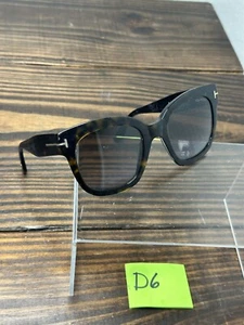 Tom Ford Beatrix-02 TF613 52T Women's Tortoise Frame with Gray Lens Sunglasses - Picture 1 of 9