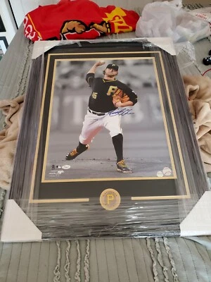 Gerrit Cole Professionally Framed Autographed 16x20 Color Photo Jsa - Image 1 of 4