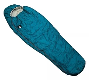 Vntg The North Face Snowshoe Reg Nylon Mummy Sleeping Bag 31”x85” 50oz Poly Fill - Picture 1 of 9