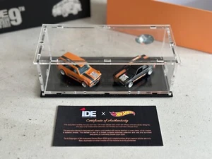 2022 Hot Wheels DATSUN BLUEBIRD 510 Indonesia Diecast Expo Acrylic Twin Set IDE - Picture 1 of 17