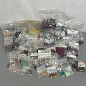 3,8 Pfund Posten Vintage Großpackung Sortiert Tschechische kleine Glasperlen & Bugle Perlen Bastelbedarf - Bild 1 von 6
