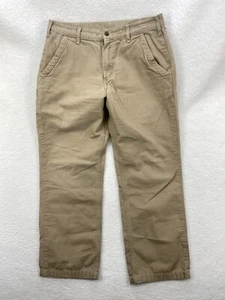 Pantalones de Trabajo Carhartt Hombre 34x30 Beige B299 GKH Calce Relajado 100% Algodón - Imagen 1 de 16