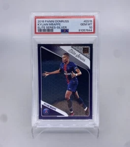 KYLIAN MBAPPE 2018-19 PANINI DONRUSS ELITE SERIES SILVER PSA 10 - Picture 1 of 2