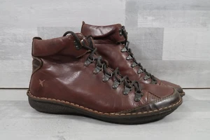 Pikolinos Hombres Botines Reino Unido 10.5 UE 45 Cuero Marrón Con Cordones - Imagen 1 de 13