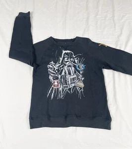 Disney Parks Star Wars Kids Unisex Gray Patched Sweatshirt XL - Picture 1 of 11