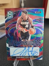 2022-23 Panini Spectra Illustrious Legends Rasheed Wallace On Card Auto 4/5...