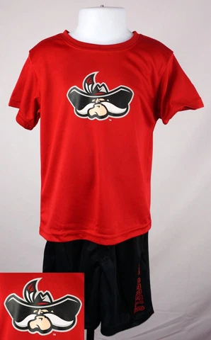 UNLV Rebels Shirt & Shorts Baby 2T Red Toddler Shirt & Shorts Set New NCAA ST101 Cover