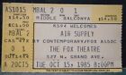 Air Supply Concert Ticket Stub Fox Theatre St Louis Oct 15 1985 KS94 FM