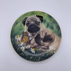 Retired Danbury Mint Pug Limited Edition Plate PUG-EYED by Simon Mendez
