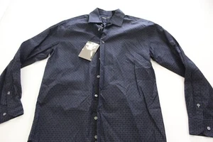 NWT Structure Geometric LONG SLEEVE SHIRT Small S 15 x 33/34 - Picture 1 of 5