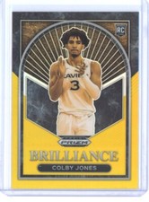 2023 COLBY JONES PANINI PRIZM DRAFT PICKS #6 BRILLIANCE RC GOLD #ED 04/10!!