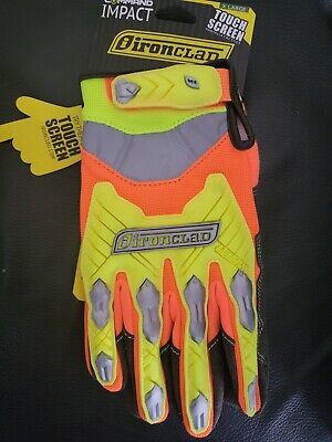Ironclad Command Impact Work Gloves Resistant Touch Screen • 10$