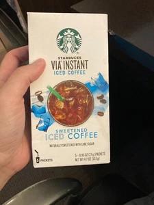 - Lote de 6 cajas Starbucks Via Instantáneo Endulzado Helado Café Marzo 2026 - Imagen 1 de 1