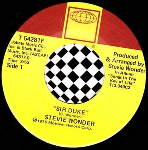 Stevie Wonder 45 RPM - Sir Duke / He's Misstra Know-it All (1973) - Foto 1 di 2