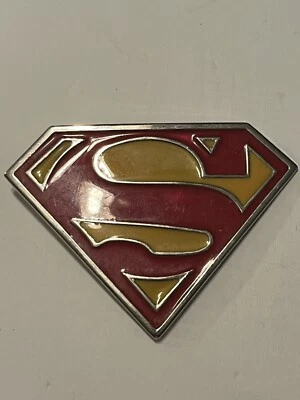 ВИНТАЖНЫЙ СУПЕРМЕН «S» ПРЯЖКА РЕМНЯ / СУПЕРГЕРОЙ/КРИПТОНИТ/МЫШЦЫ/ХЭЛЛОУИН LQQK - Изображение 1 из 2