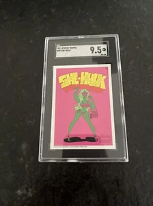 Stussy Marvel Official Collectors Trading Cards #09 She Hulk Series 2 9.5 SGC - Picture 1 of 2