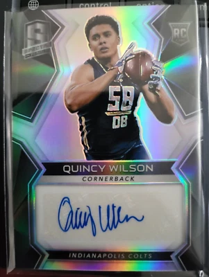 2017 Panini Spectra Football  Quincy Wilson RC Auto Prizm /199 - Image 1 of 2