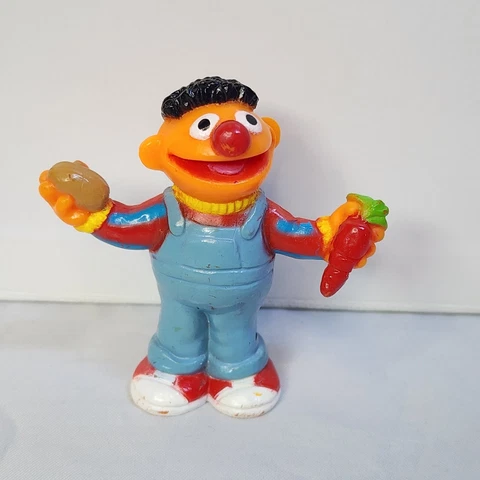 Sesame Street ERNIE PVC Figure Farmer - Applause Inc. Vintage Cover