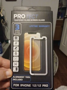 3 pezzi Protezioni Schermo in Vetro Temperato per iPhone 12/12 Pro - Foto 1 di 2