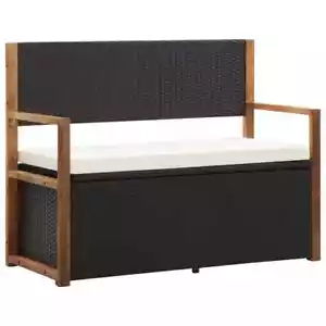 Garden Storage Bench Deck Box Patio Furniture Front Porch Decor Outdoor Seating - Picture 1 of 9