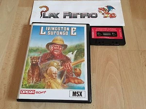 MSX LIVINGSTONE SUPONGO COMPLETO VERSION ESPAÑOLA - Picture 1 of 1