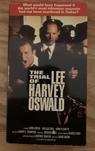 The Trial Of Lee Harvey Oswald (1976 Lorne Greene) | VHS Tape Movie JFK History - Imagen 1 de 5