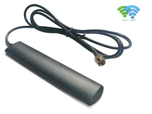 2,4/5,8 GHz Patch Antena Klej max 3m RG174 Kabel SMA-J WiFi5/6 Bluetooth - Zdjęcie 1 z 6