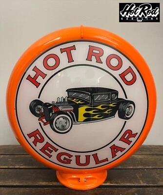 Globo Bomba Gas Hot Rod Reproducción 13.5" - (Cuerpo Naranja) Foto 1 de 3