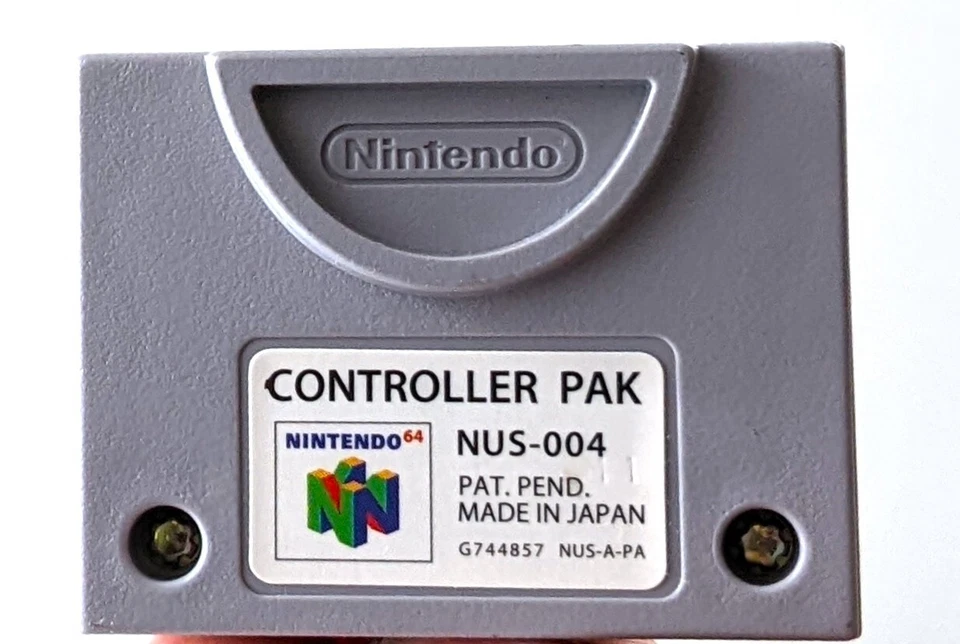 OEM N64 Memory Card Controller Pak Nintendo 64 NUS-004 NUS-A-PA Pack Official - Image 1 of 1