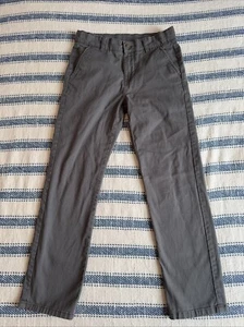 Boys 12 Izod Pants Chinos Grey  - Picture 1 of 2