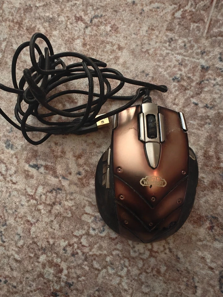 SteelSeries World of Warcraft Cataclysm Wired MMO Gaming Mouse Used - Image 1 of 1