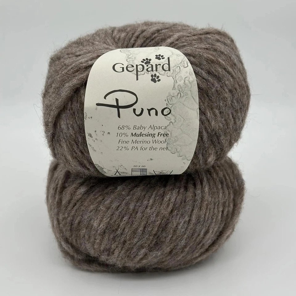 PUNO Gepard Garn Baby Alpaca and Merino Wool yarn 50 g / 1.8 oz - 110 m /  120 y - Image 1 of 1