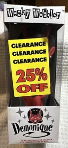 FUNKO Demonique WACKY WOBBLER Bobblehead NIB m312 - Picture 1 of 18