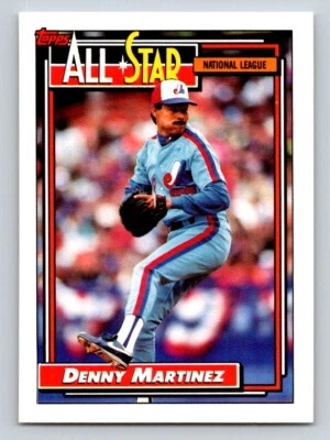 Denny Martinez 1992 Topps #394 Montreal Expos - Image 1 of 2