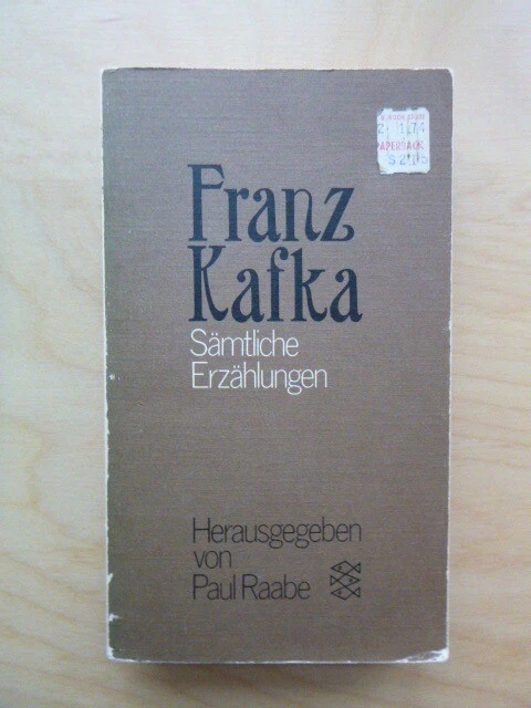 Franz Kafka, Sämtliche Erzählungen in German (Paperback, 1973)   - Image 1 of 1