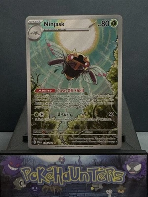 Pokemon Card Ninjask 137/132 Illustration Rare Mega Evolution Base Set NM - Image 1 of 2