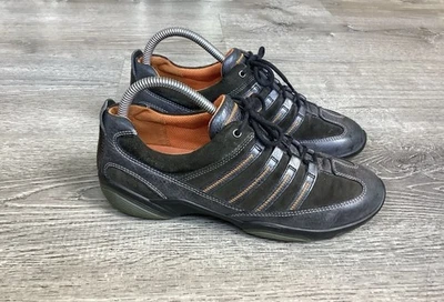 Ecco Shock Point Brown Leather Casual Lace Up Sneakers Women’s Size 8 39 Shoes - Image 1 of 4