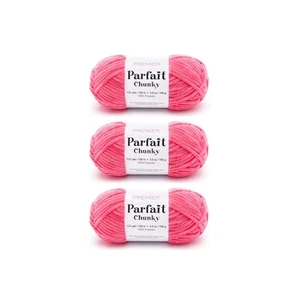 Konvolut 3 - Premier Yarns Parfait Chunky Garn - Hibiskus 1150-23 - Bild 1 von 2