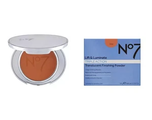 No7 Lift & Luminate Triple Action Finishing Powder Deep 0.35 oz - Picture 1 of 4