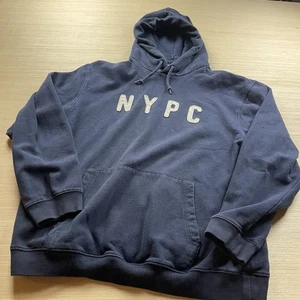 Gap Hoodie New York Pioneer Club NYPC Men’s XL Embroidered Logo Navy Sweatshirt - Picture 1 of 10