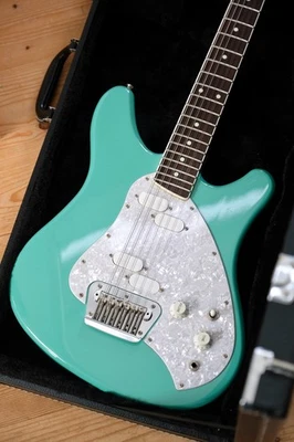 Fender Japan Squier Venus Vista XII 12-saitige E-Gitarre selten Surf Green - Bild 1 von 4