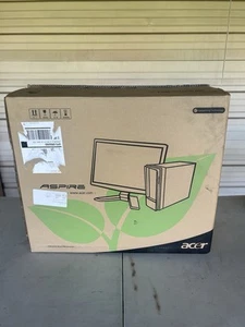 Computadora de escritorio Acer Aspire AX1200-B1781A AMD Athlon con monitor Acer X223W nueva - Imagen 1 de 3