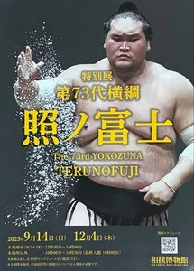 Terunofuji Yokozuna Sumo Wrestler Flyer Sammlerstück Limited Edition - Bild 1 von 1