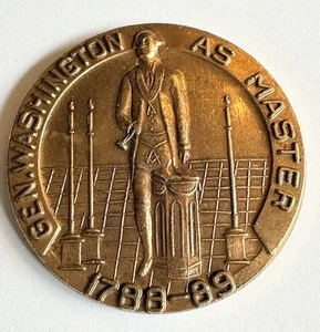 George Washington as Master Masonic National Memorial Commemorative Coin - Bild 1 von 4