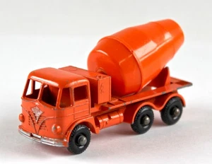 Matchbox RW 26B frullatore cemento pavimento arancione nero ruote 9 mm griglia argento - Foto 1 di 6