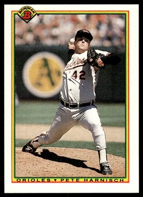 1990 Bowman Pete Harnisch Baltimore Orioles #247 - Image 1 of 2