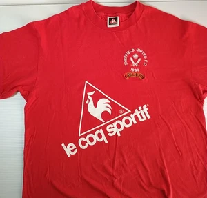 Vintage 1990's Sheffield United FC le coq sportif Mens T Shirt Size Large /107cm - Picture 1 of 15