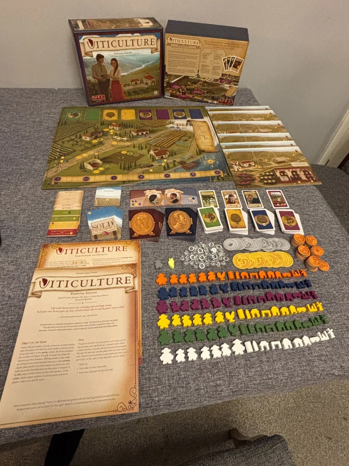 Viticulture Essential Edition 2015 Stonemaier Games STM105 Vineyard Mgmt Game - Image 1 of 4