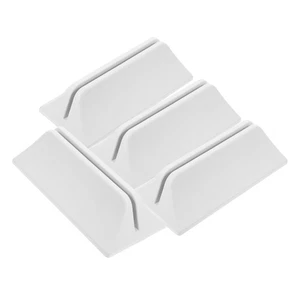 4 Pezzi Base Cornice Scrivania Supporto Schermo Mobile Staffa Divisoria - Foto 1 di 12